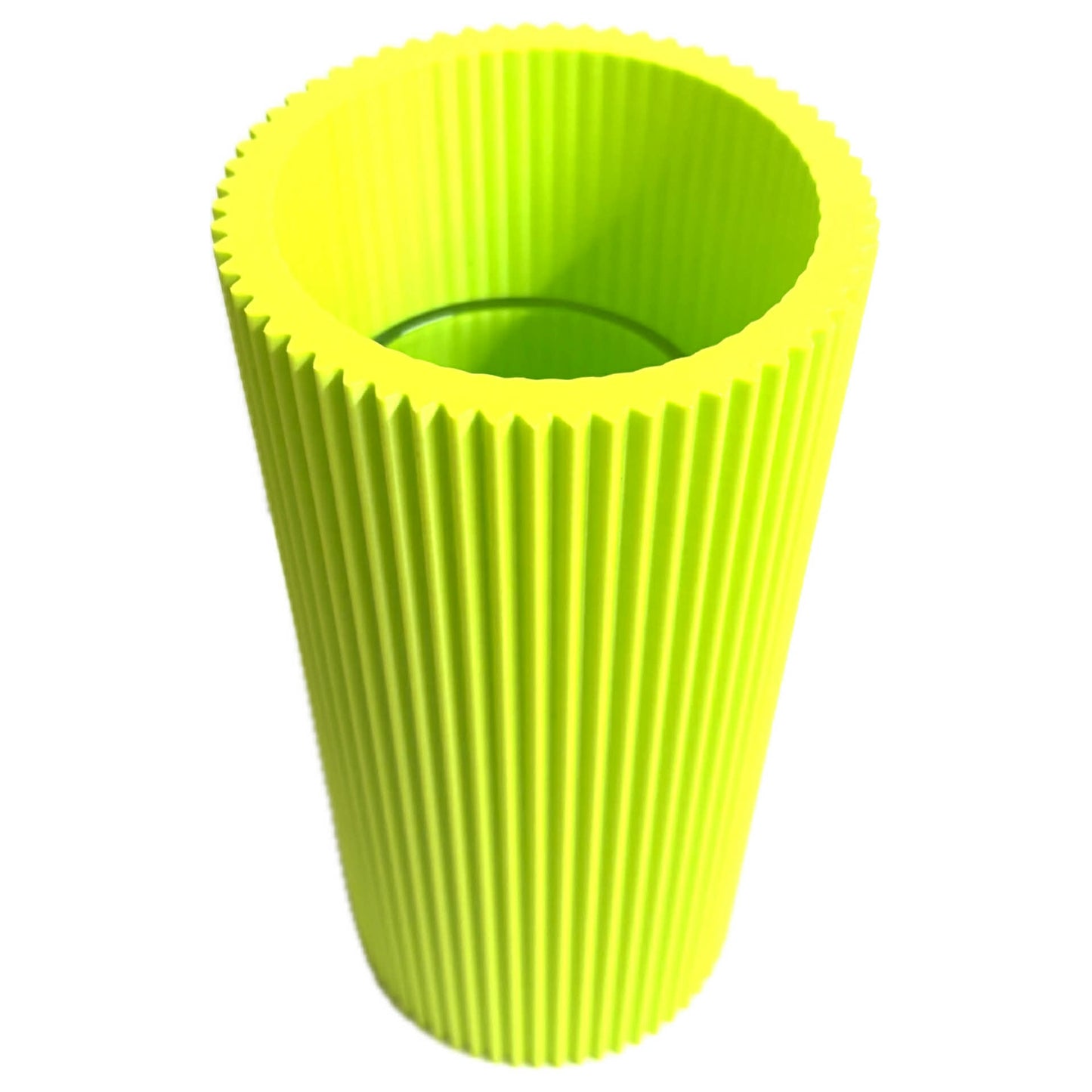 DWAYNSKI.3D - "Mapee" Vase - Neon Yellow