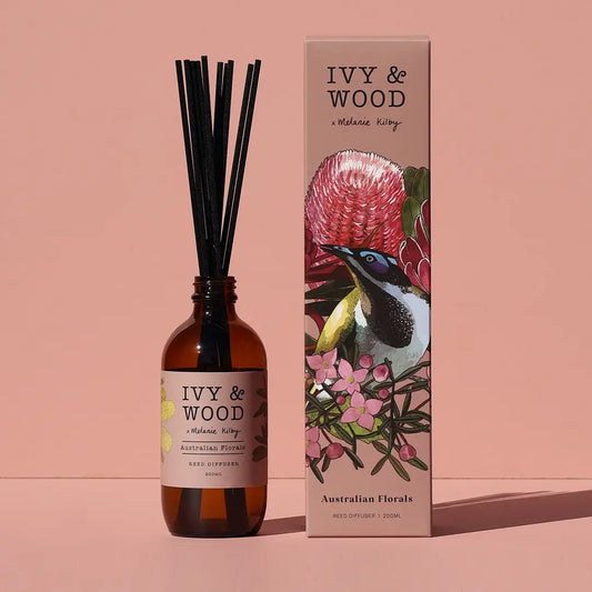 IVY & WOOD - Australian Florals Reed Diffuser - 'Australiana' Collection