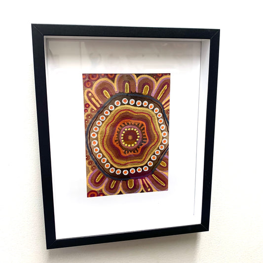 ART BY GAYLEE - Small Shadow Box Framed Original Painting #3