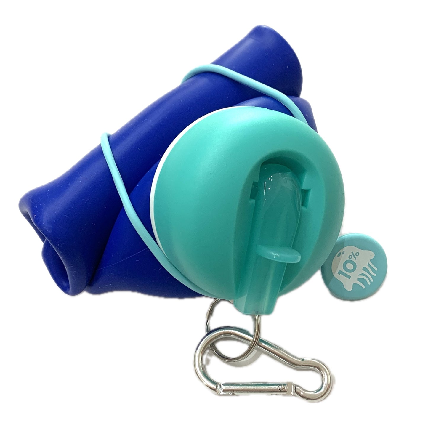 ROLLA BOTTLE - Collapsible Bottle - Royal Blue, White & Aquamarine