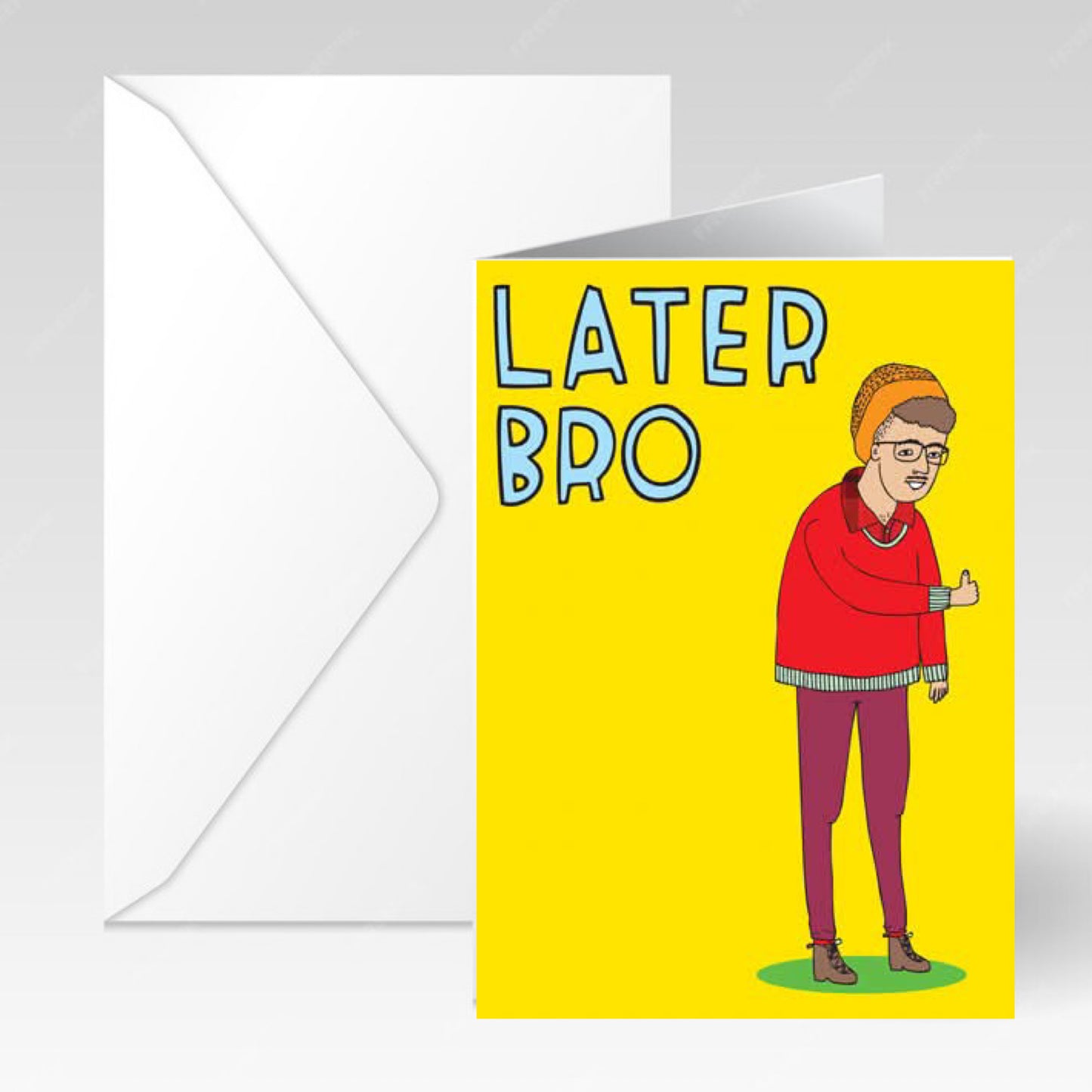 ABLE & GAME- Later Bro - Farewell Card