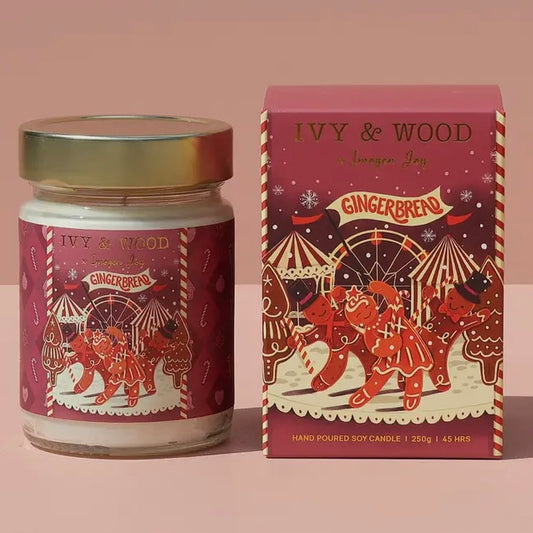 IVY & WOOD - "Gingerbread"-Limited Edition Christmas Candle