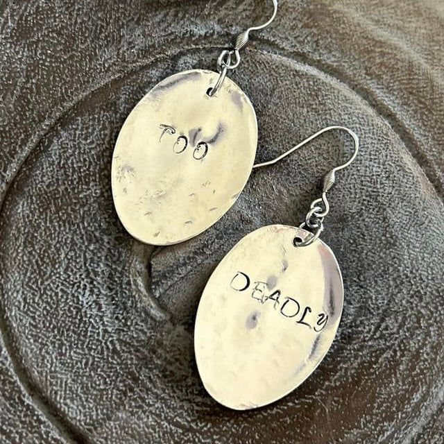 MOLLY MADE- "Too Deadly" Spoon Earrings