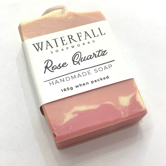 WATERFALL SOAPWORKS- Rose Quartz Handmade Soap