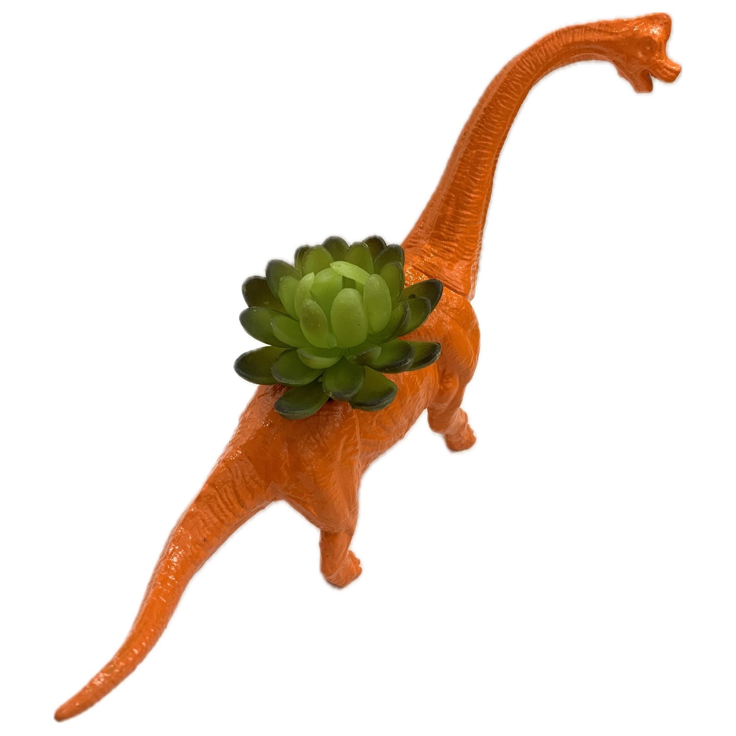 MAKIN' WHOOPEE -  Dino Planters- Orange Brachiosaurus
