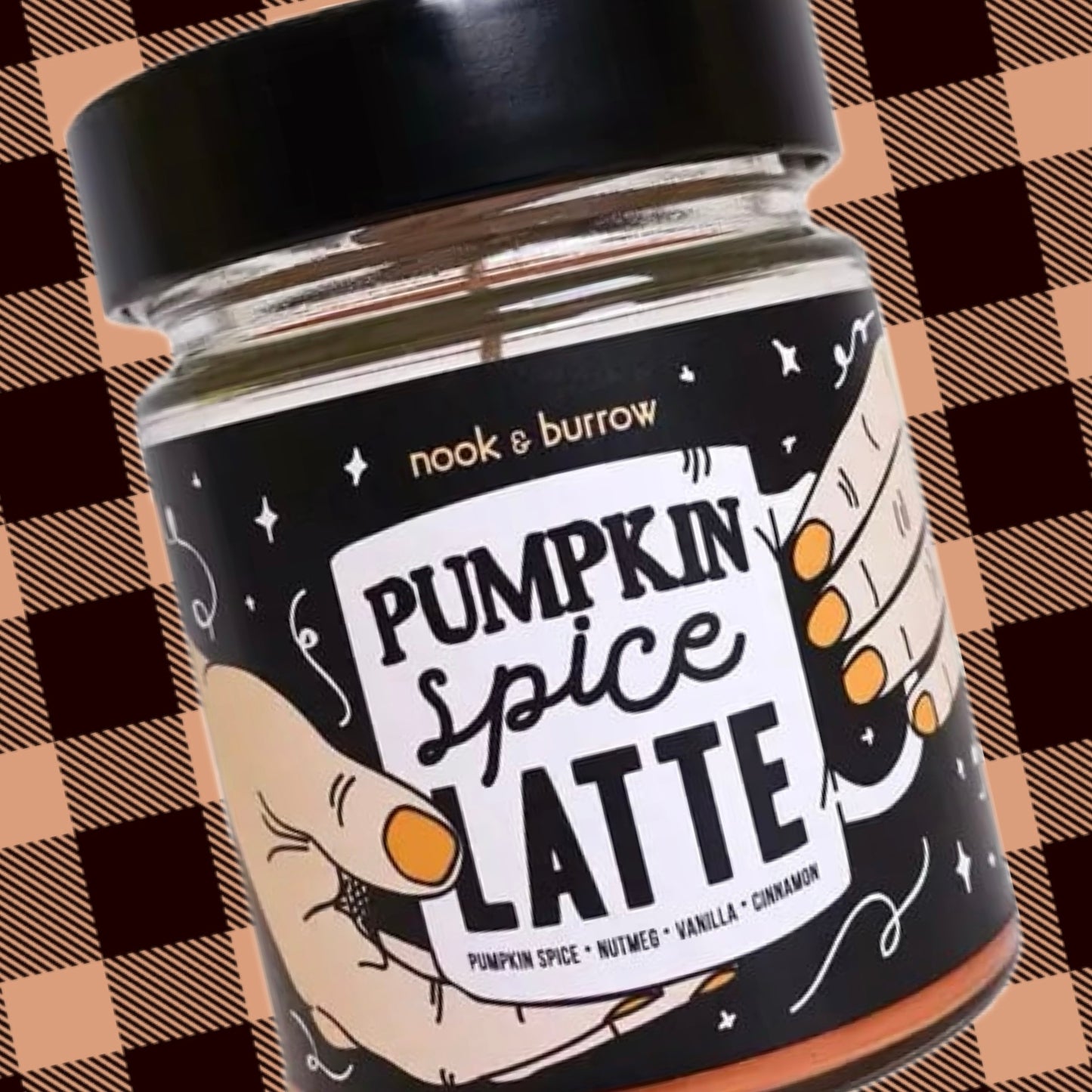 NOOK & BURROW- "Pumpkin Spiced Latte "- Candle