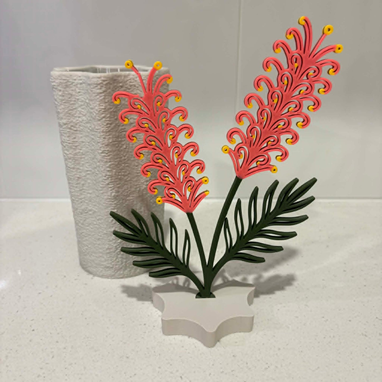 DWAYNSKI.3D - Grevillia - Large Petal Print Vase