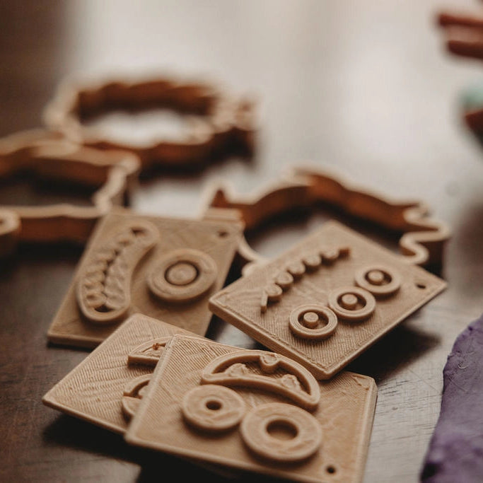 KINFOLK PANTRY- Monster Stamp Play Bundle - Eco Playdough Tools