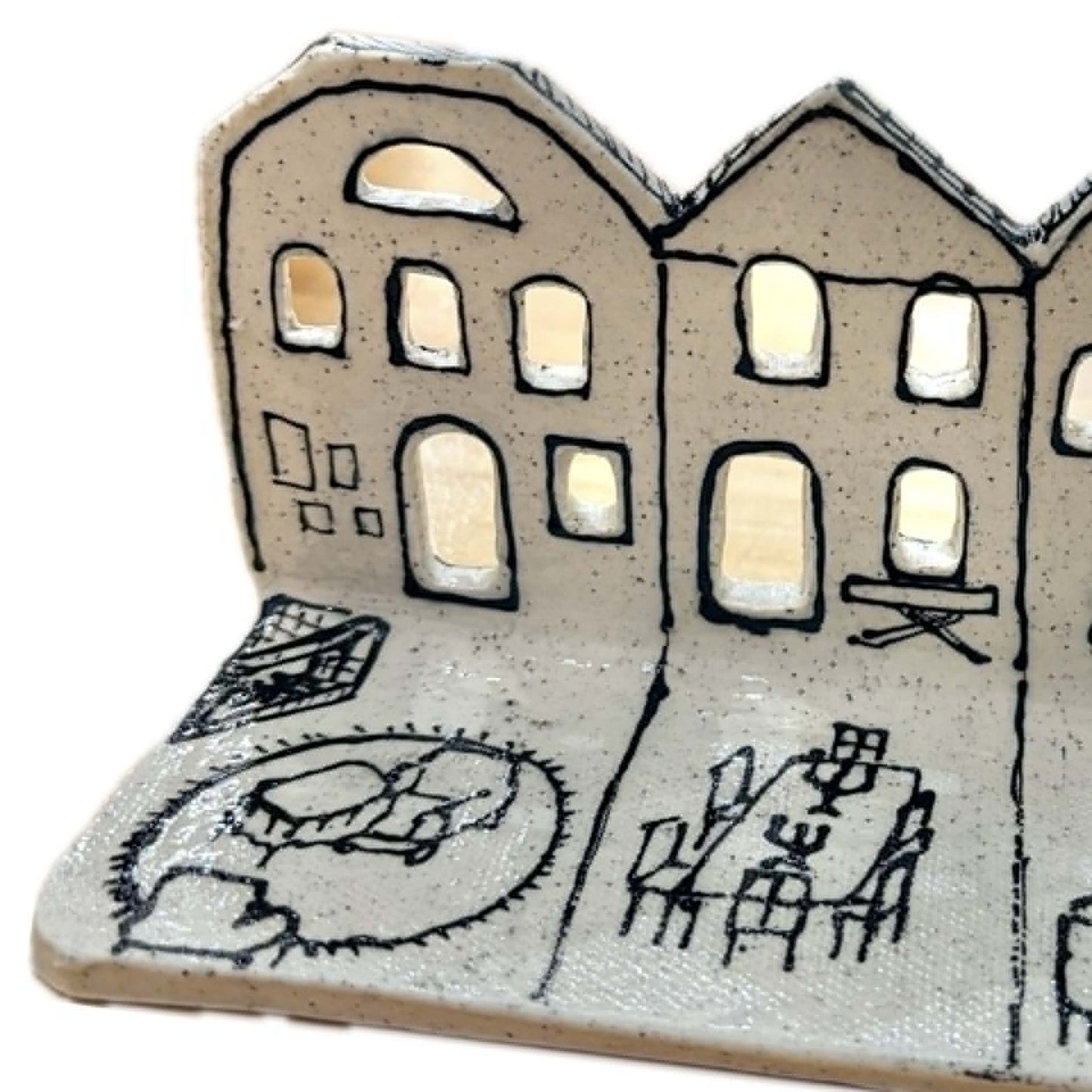 BELOVED POTTERY - Village - Tea Light Holder 9