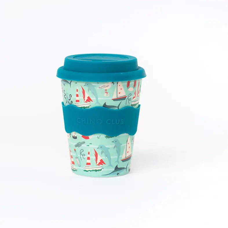 CHINO CLUB- Adult Reusable Cup 12 oz - Nautical