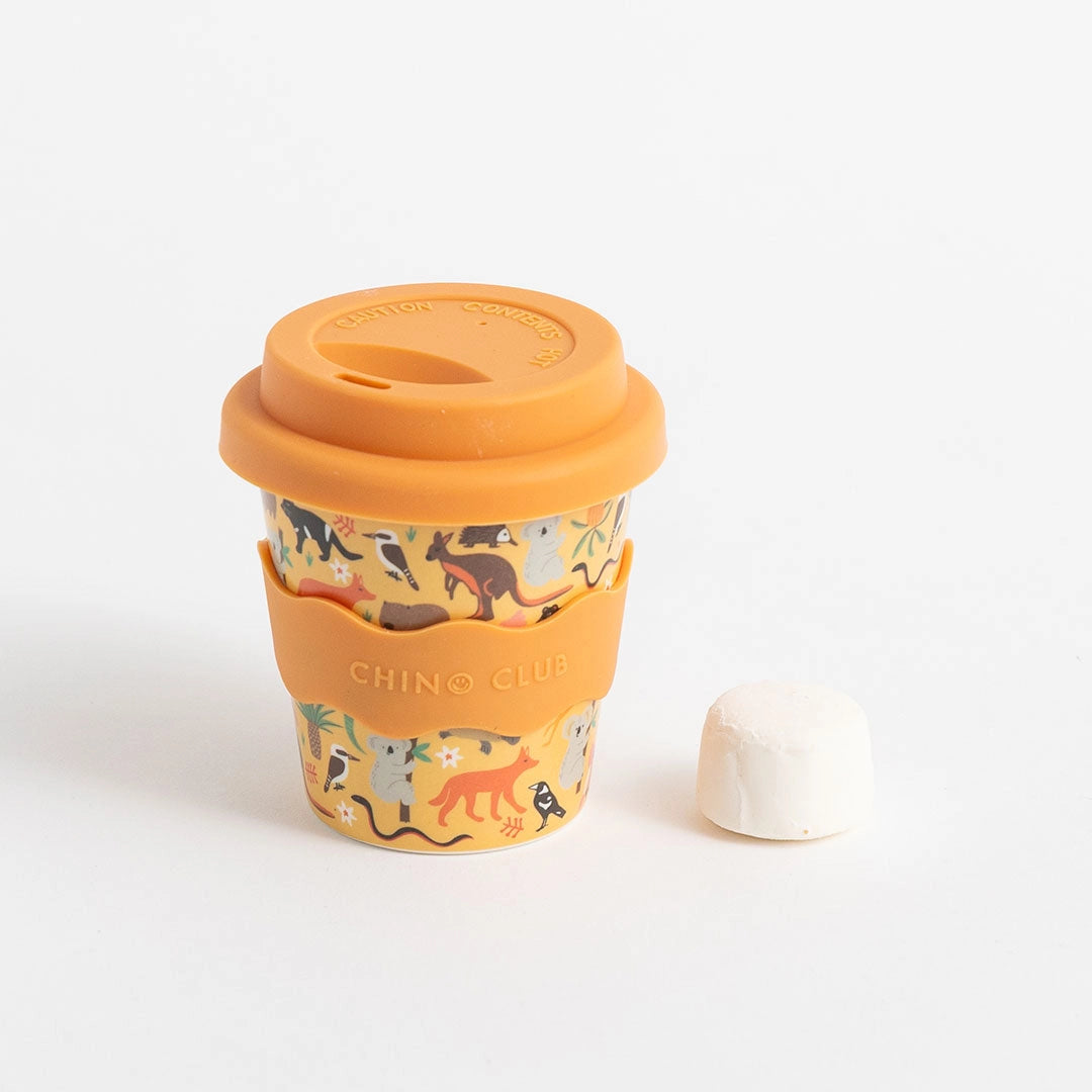 CHINO CLUB- Kids 8oz Reusable Keep Cup- Aussie Animals