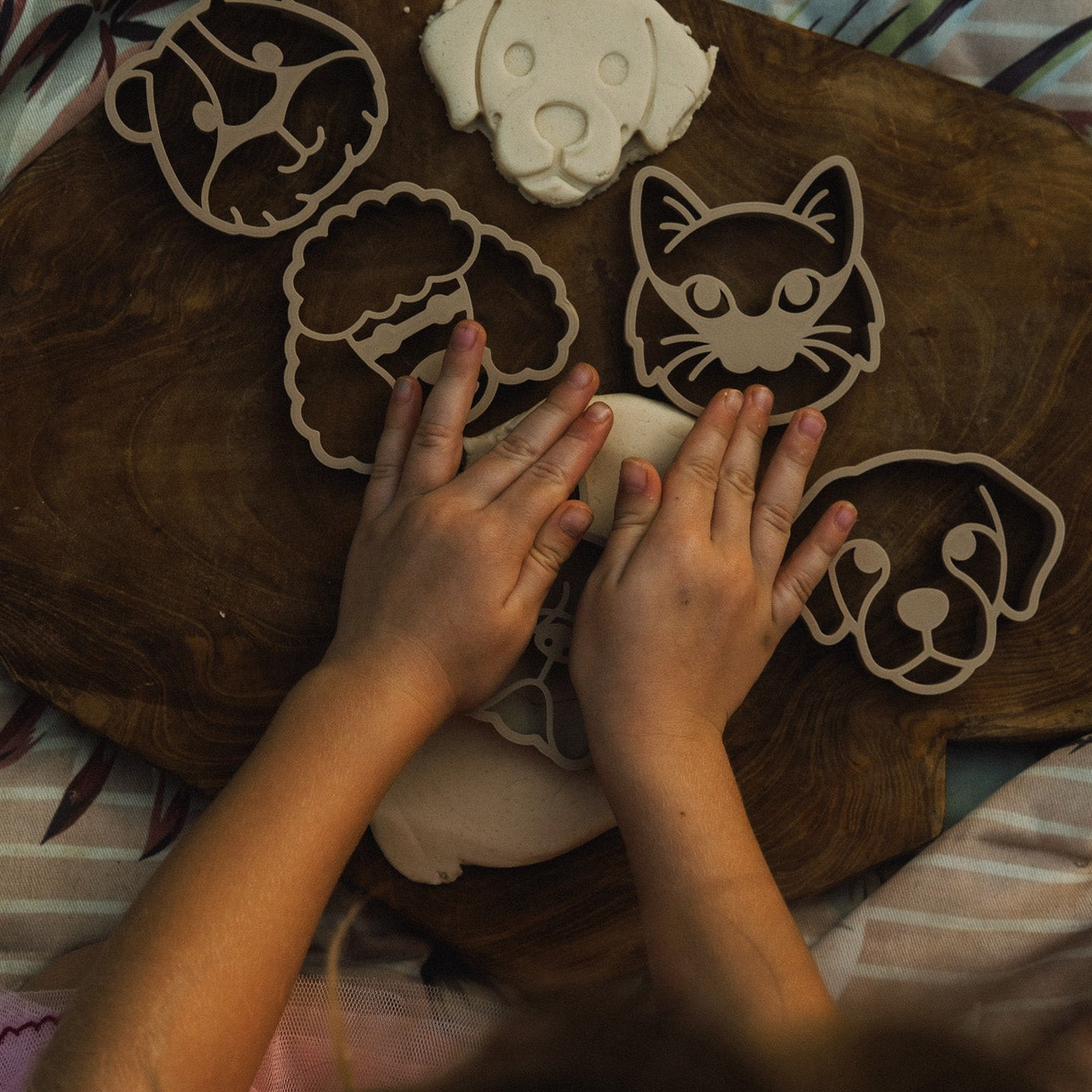 KINFOLK PANTRY- Pet Friends Faces Cutter Set - Eco Playdough/Cookie Tools