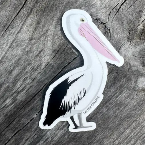 SAILFISH CREATIVE- "Pelican" Vinyl Sticker