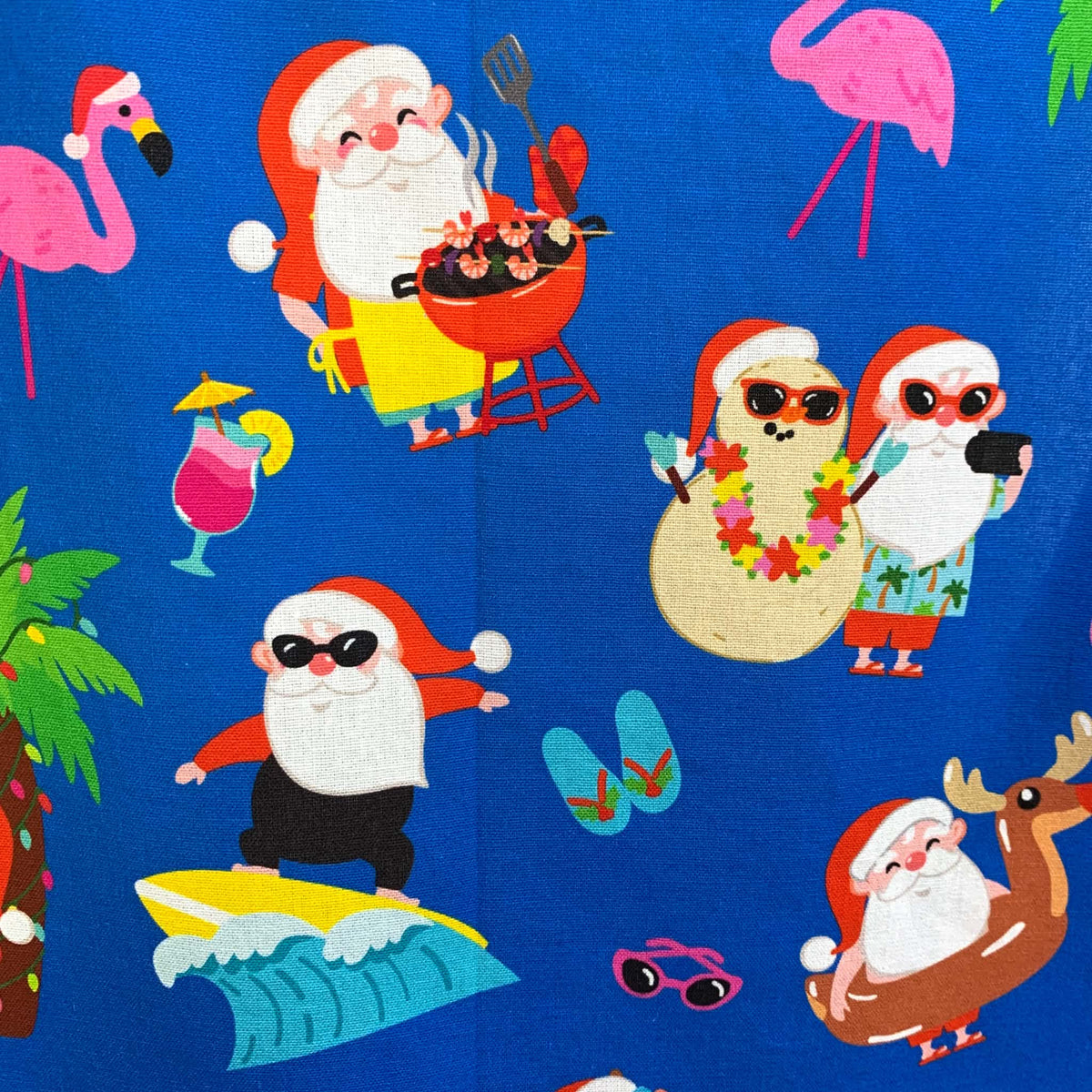 MUMMA WHOOPEE - "Surfing Santa" Christmas Apron