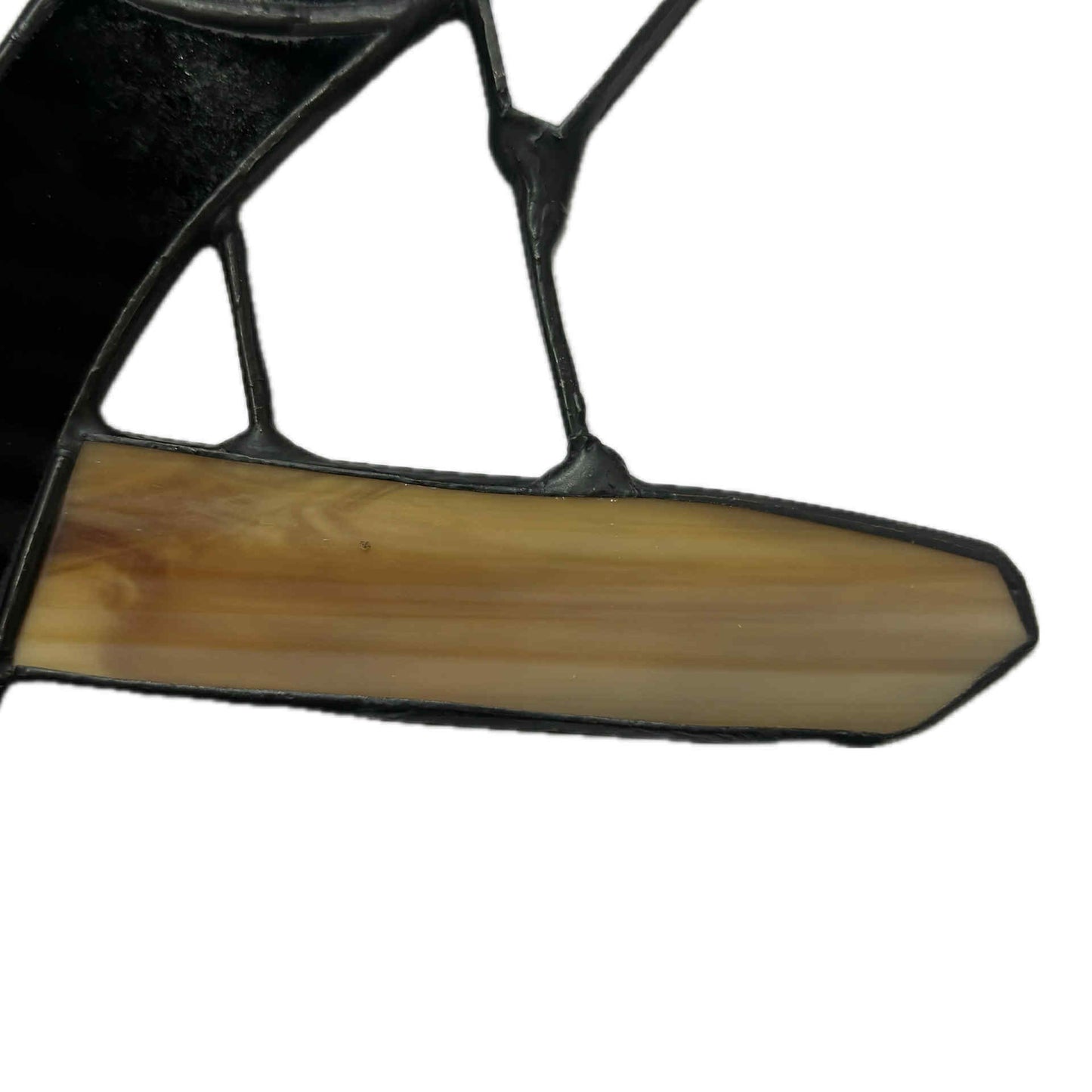 SWAN GLASS - SWOOP THE AUSTRALIAN MAGPIE - Stained Glass Ornament