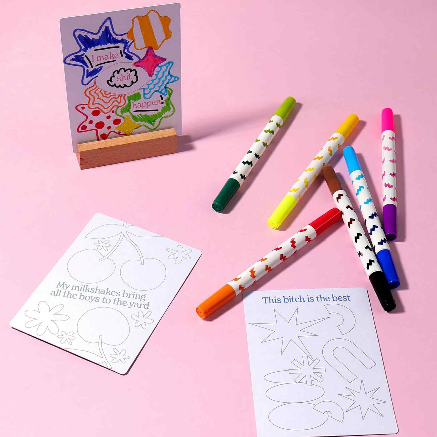 JOURNEY OF SOMETHING- COLOUR YOUR OWN ADULT AFFIRMATION CARDS