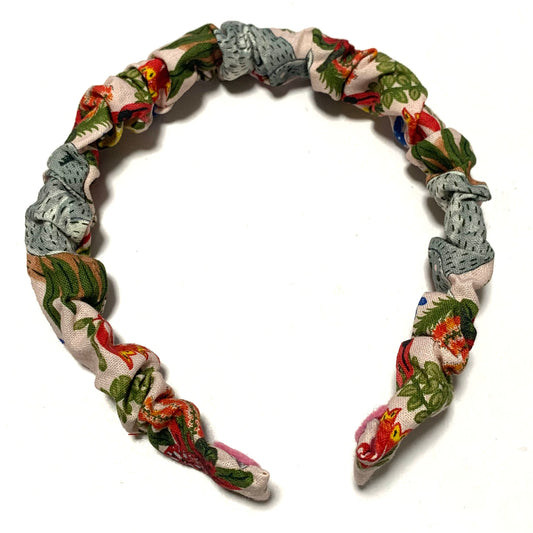 THIS BIRD HAS FLOWN -  "Koalas & Blossoms" - SMALL SCRUNCHIE HEADBANDS