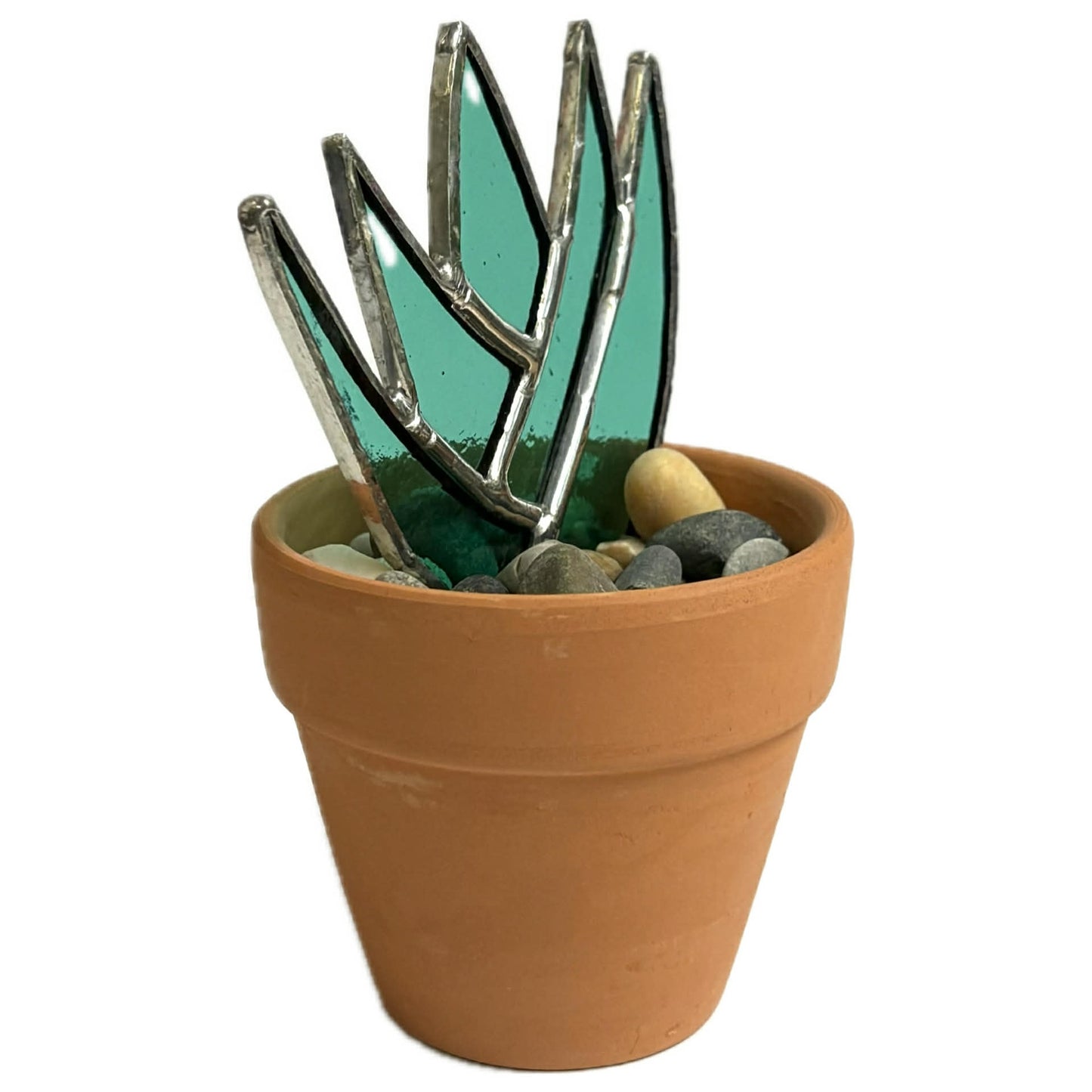 SWAN GLASS - SUCCULENT - STAINED GLASS ORNAMENT #6