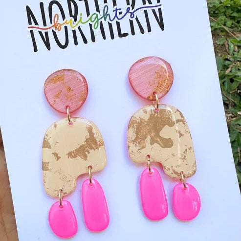 Northern Brights - Emma Dangles - Peachy Pinks