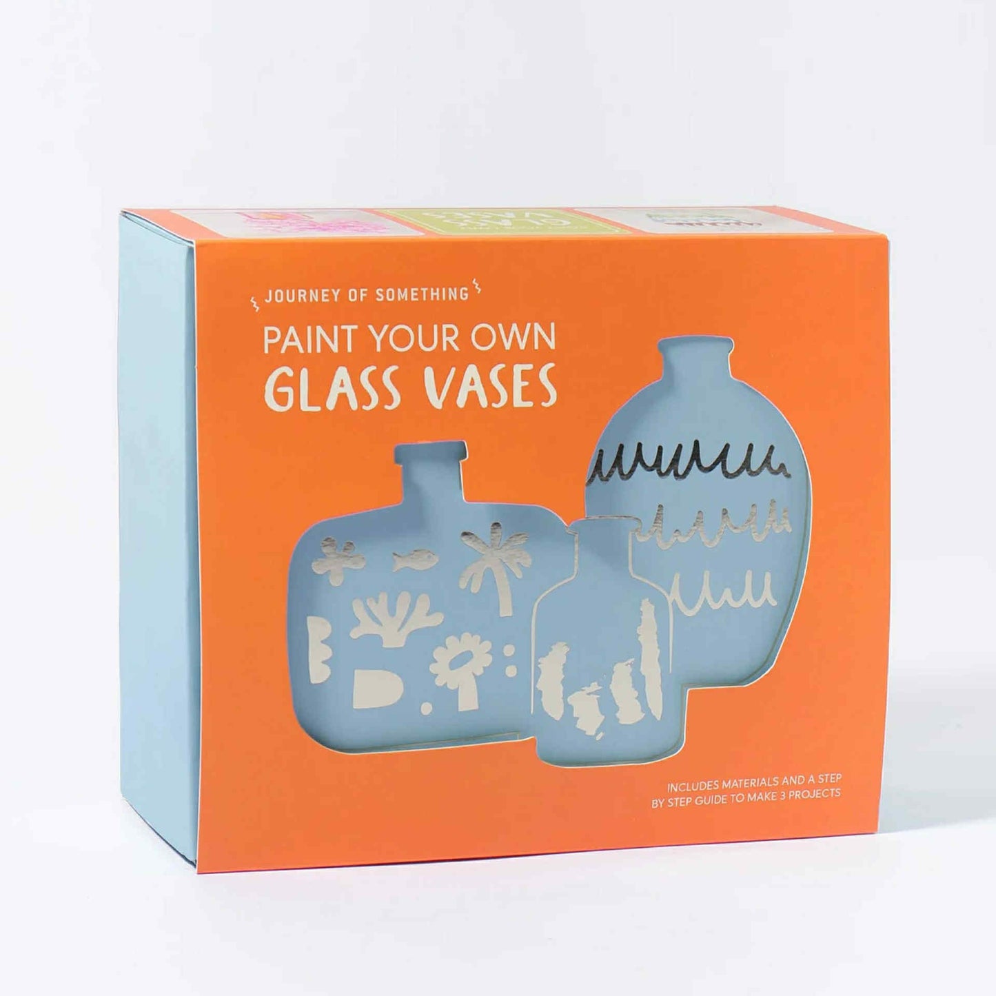 JOURNEY OF SOMETHING- PAINT YOUR OWN GLASS VASES KIT