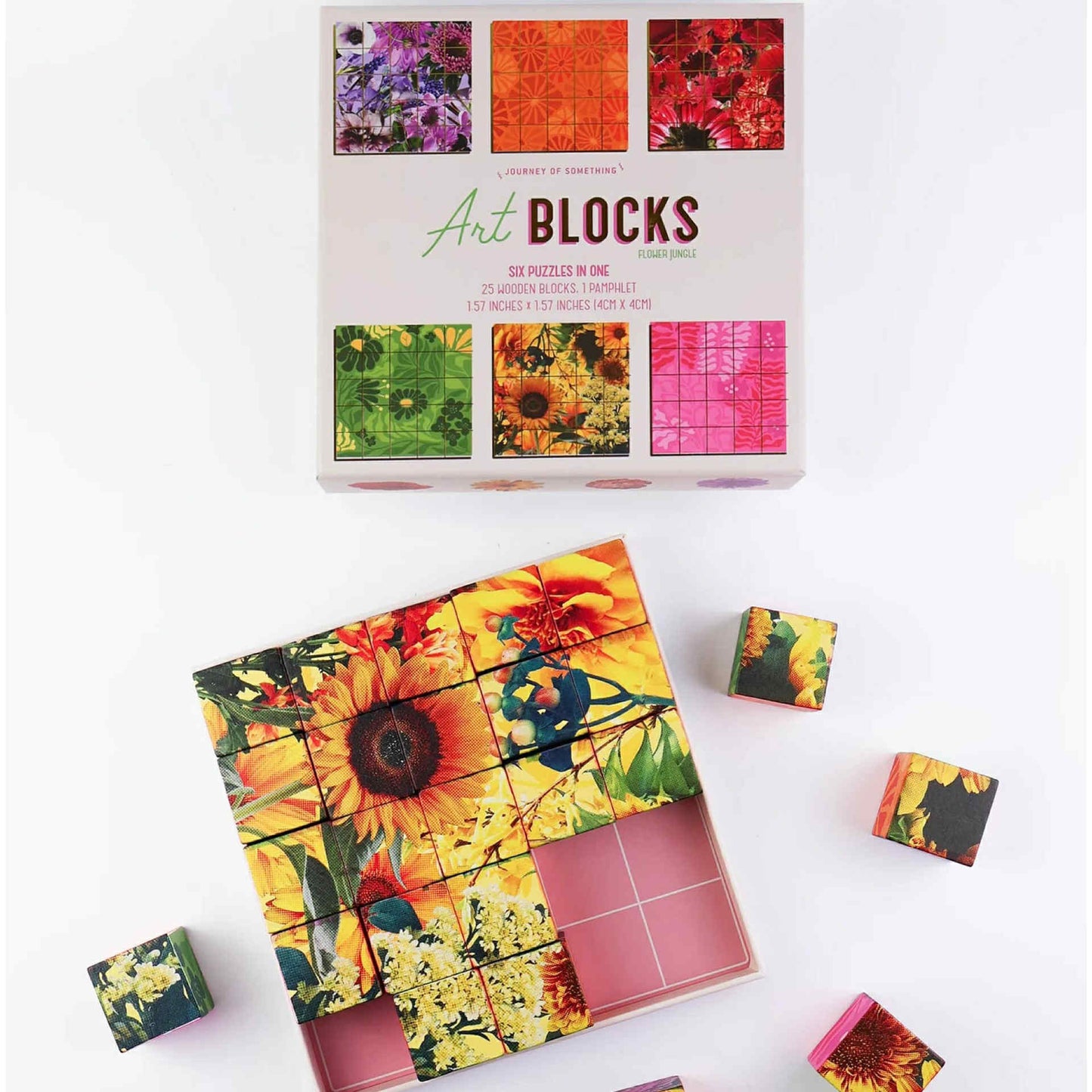 JOURNEY OF SOMETHING - ART BLOCKS - FLOWER JUNGLE