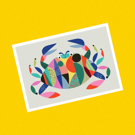 3 BIRDIES STUDIO- "Crab" A5 Art Print