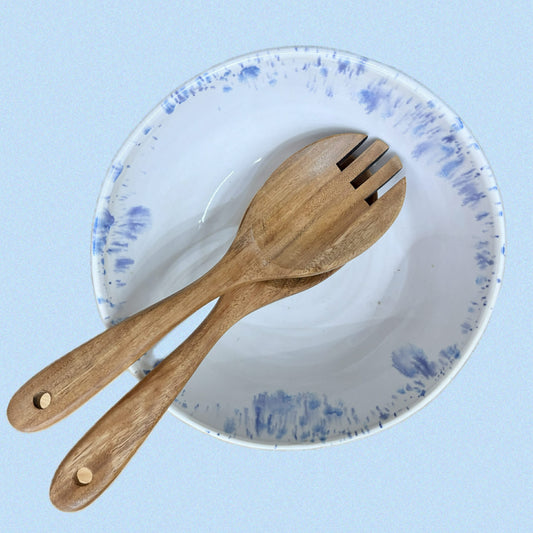 EARTH BY HAND- Salad Bowl - Wheel Thrown