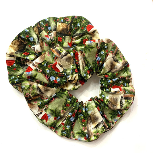 MUMMA WHOOPEE - Jumbo "Jolly Kookaburras"- Christmas Scrunchies