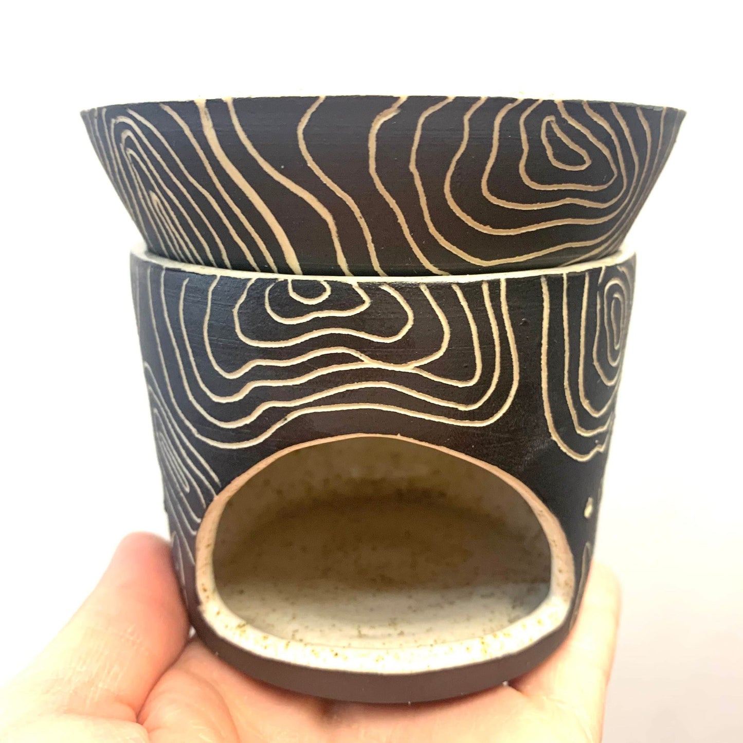 POH TERRI - Sgraffito Ceramic Oil Burners
