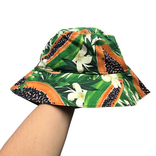 Teacups n Quilts - Pawpaw Fabric Hat- Adult Size