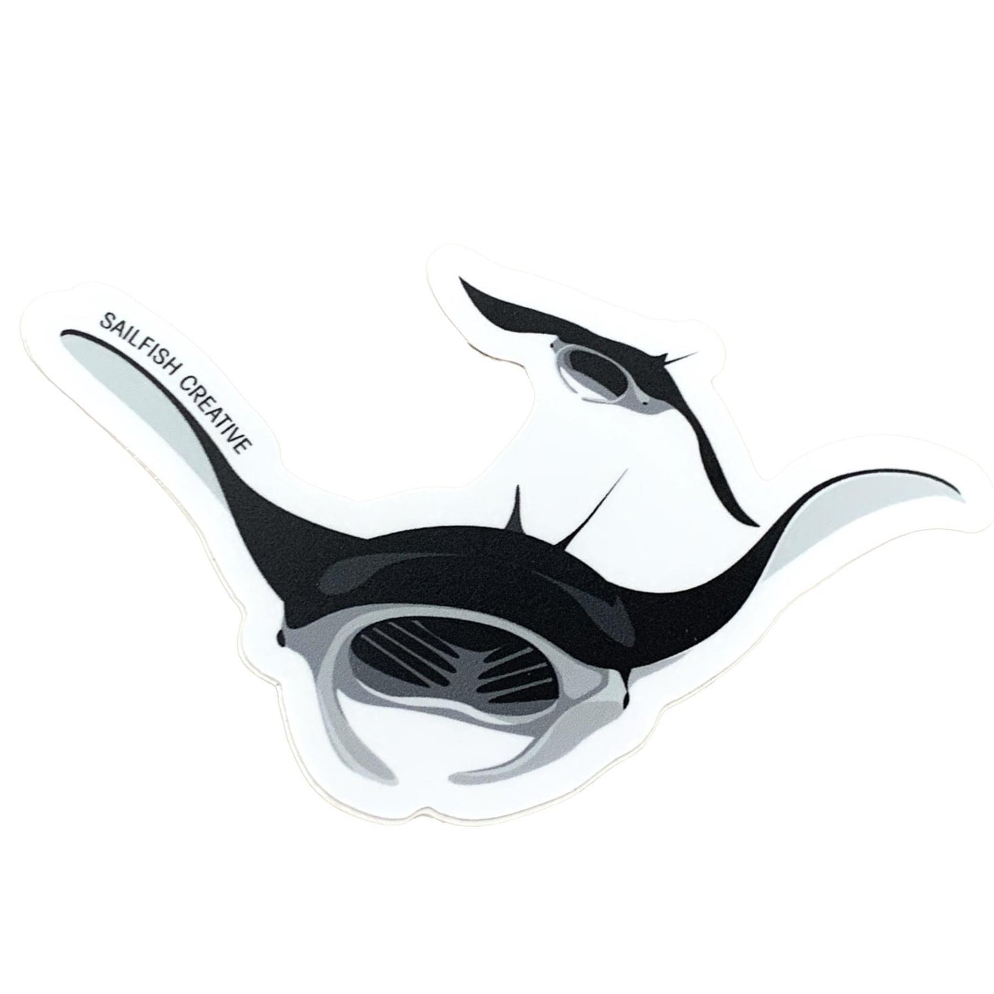 SAILFISH CREATIVE- "Manta Ray" Vinyl Sticker