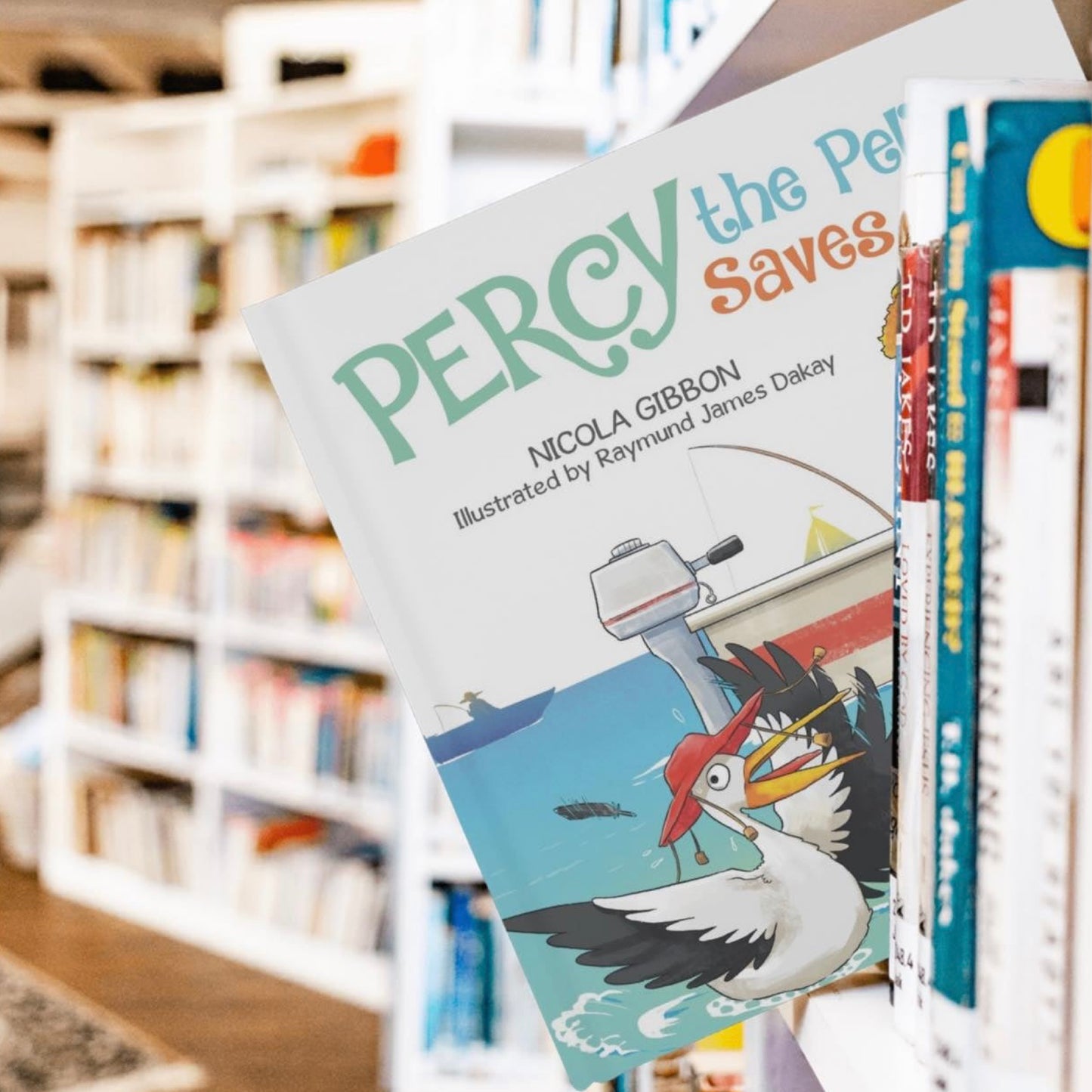 BOOKS & CO - Percy the Pelican- By Nicola Gibbon- LOCAL Kids Book