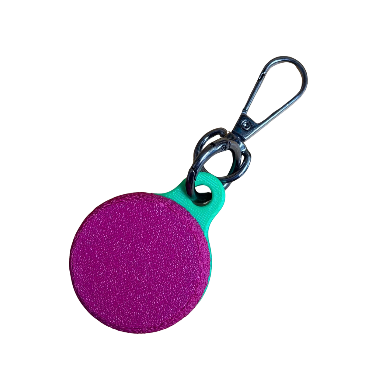 DWAYNSKI.3D - Wine/Green - Ring Holder Keychain