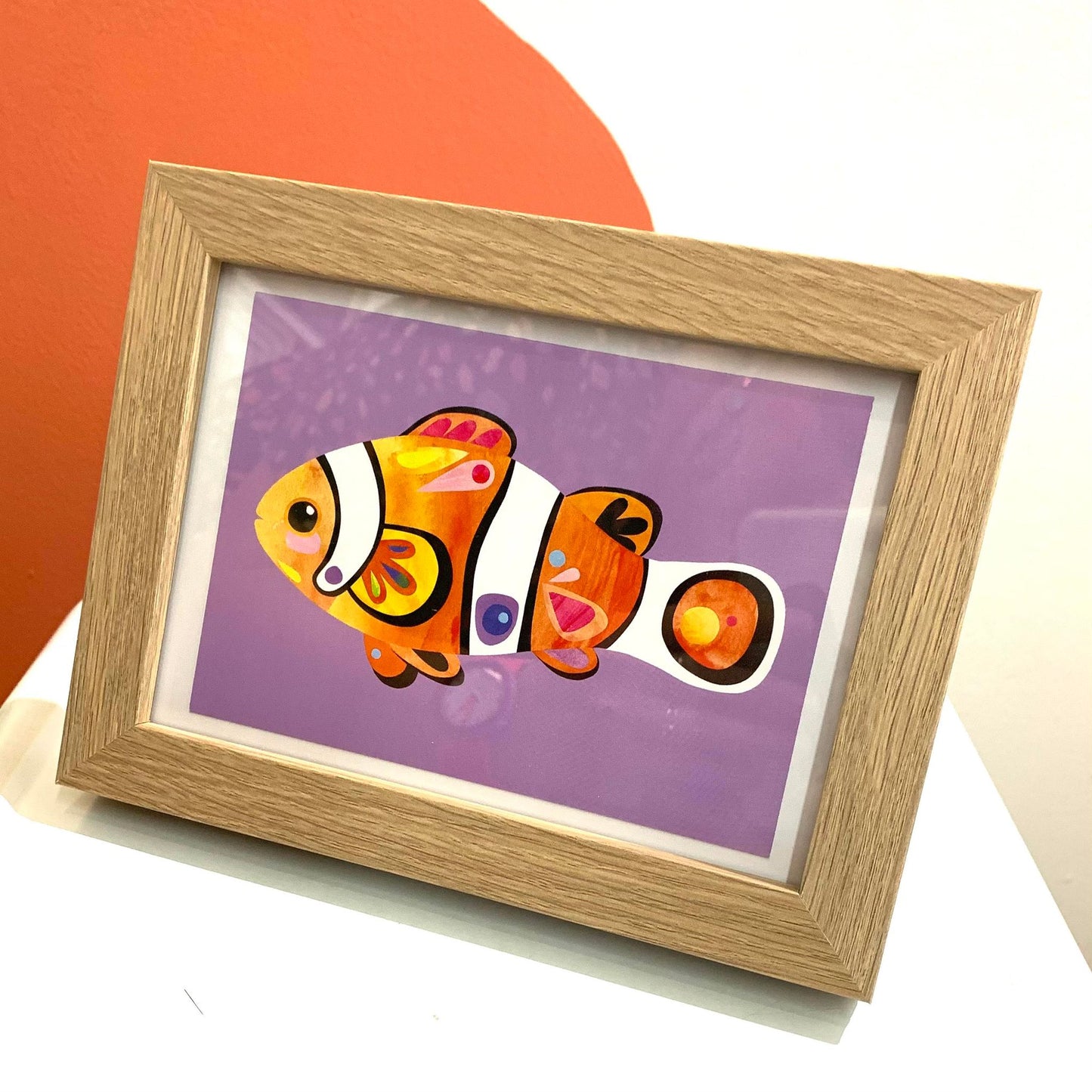 MAKIN' WHOOPEE - Framed "Clown Fish" Pete Cromer Print