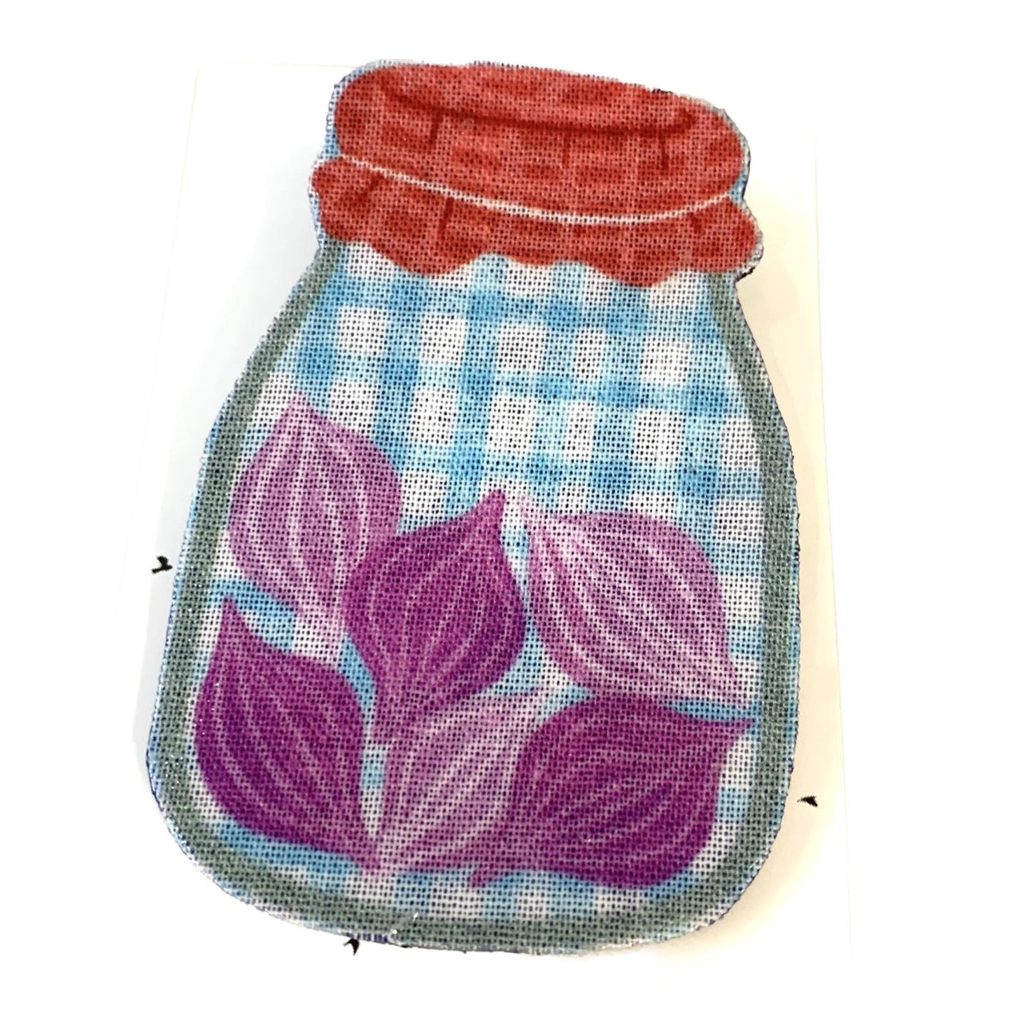 THIS BIRD HAS FLOWN- "Pickles & Preserves" Remnant Brooches- Pickled Onions Jar