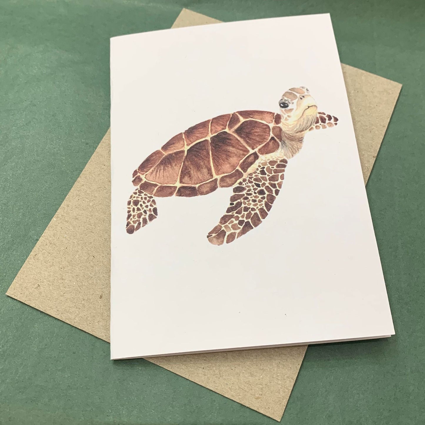Shanna Trees Creations- Turtle #2 Regular Greeting Card