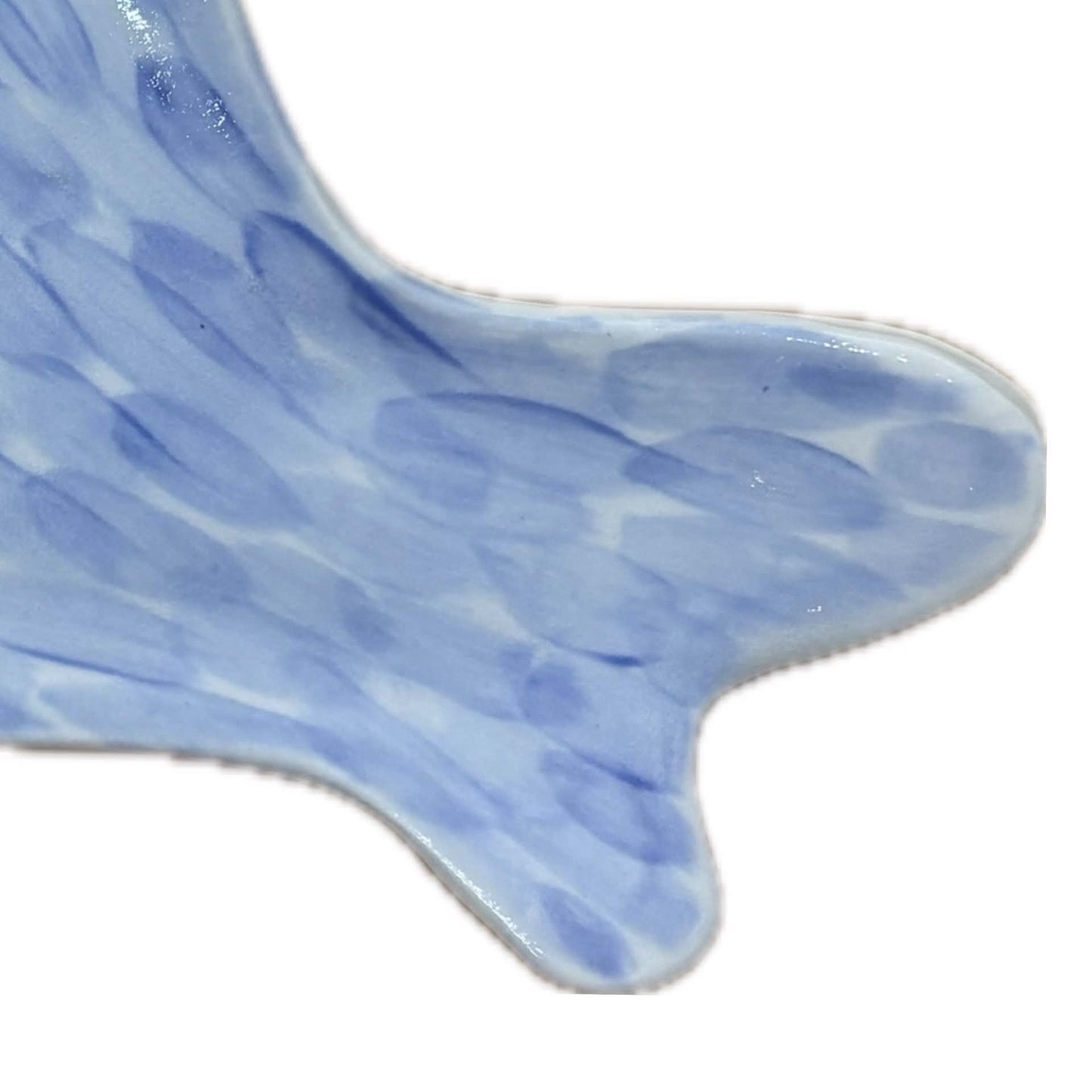EARTH BY HAND- Hand Built Painted "Fish" Platter