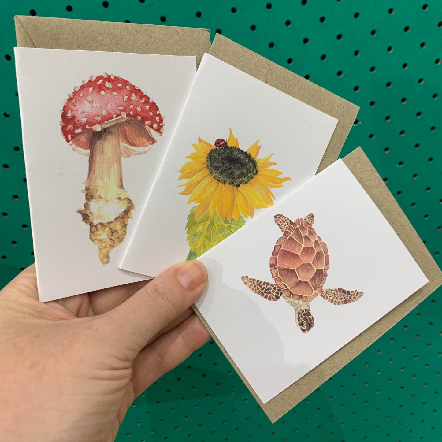 Shanna Trees Creations- Sunflower Mini Greeting Card