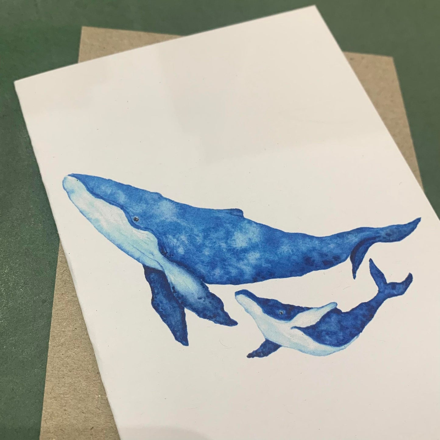 Shanna Trees Creations- Humpback Whales Greeting Card