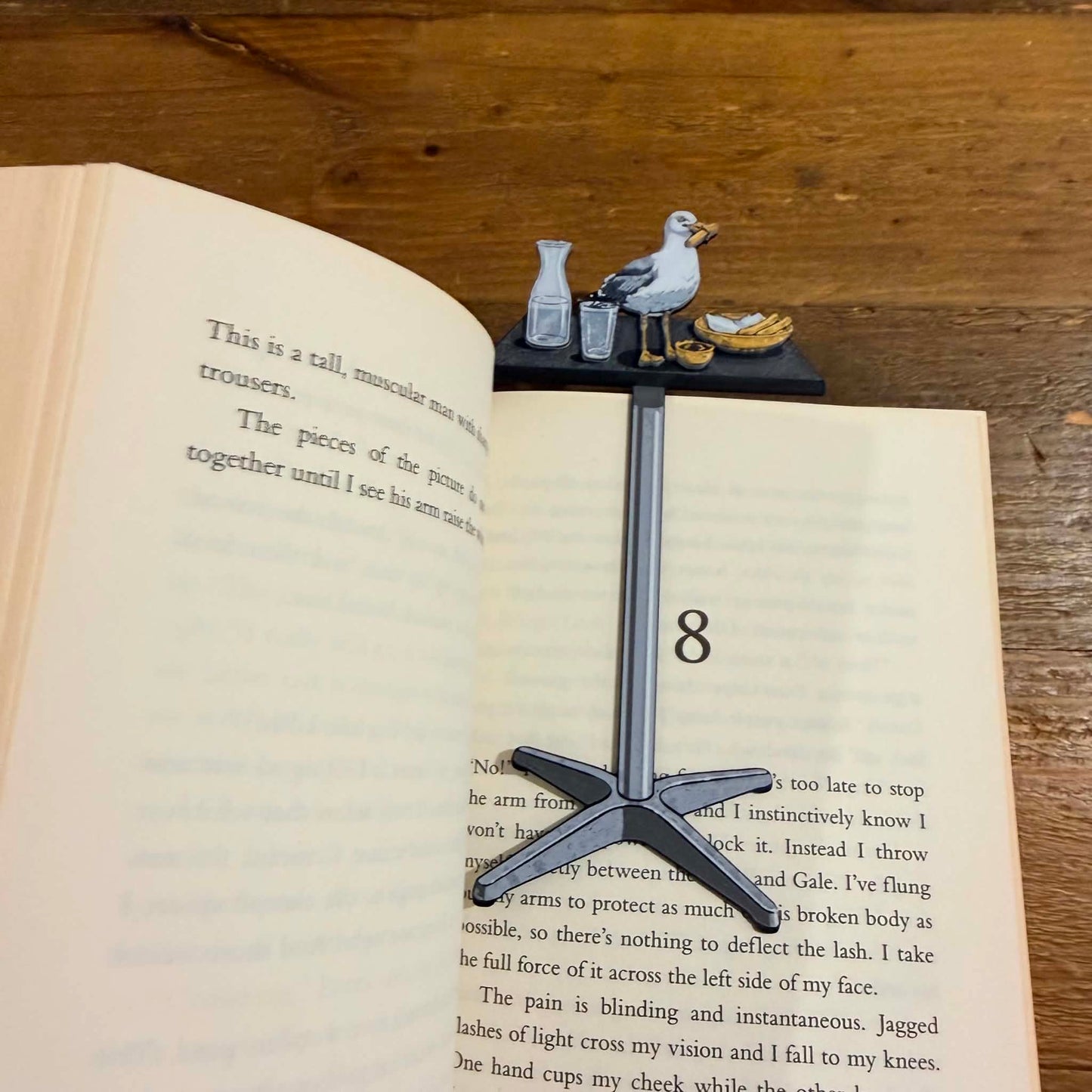 DWAYNSKI.3D - "Seagull" Urban Birds Bookmark