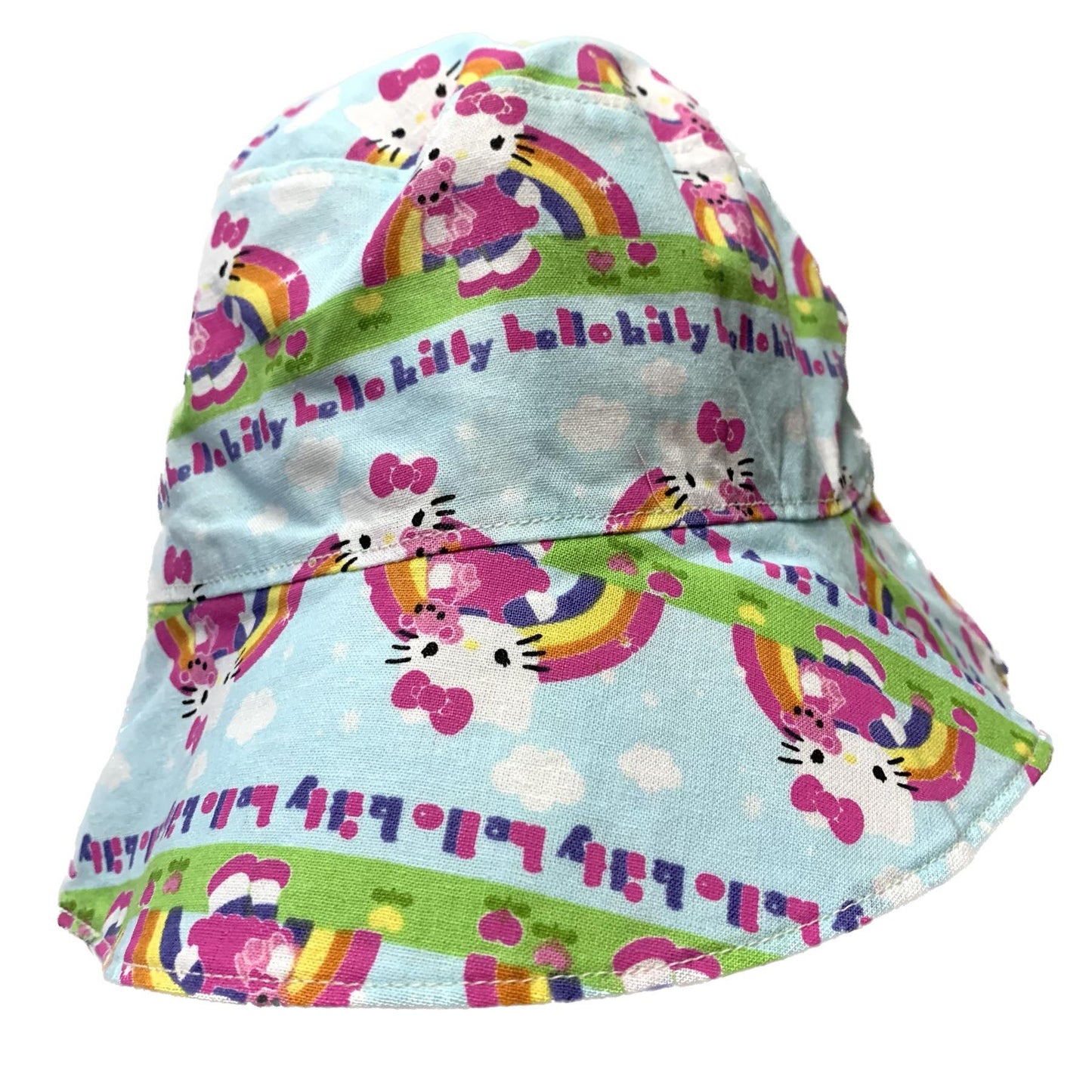 Teacups n Quilts - Hello Kitty Fabric Hat - Kids Size Small