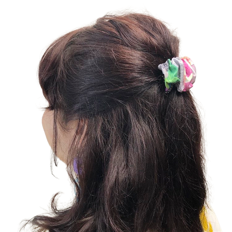 MAKIN WHOOPEE - SCRUNCHIE BARRETTE - Blue Birds