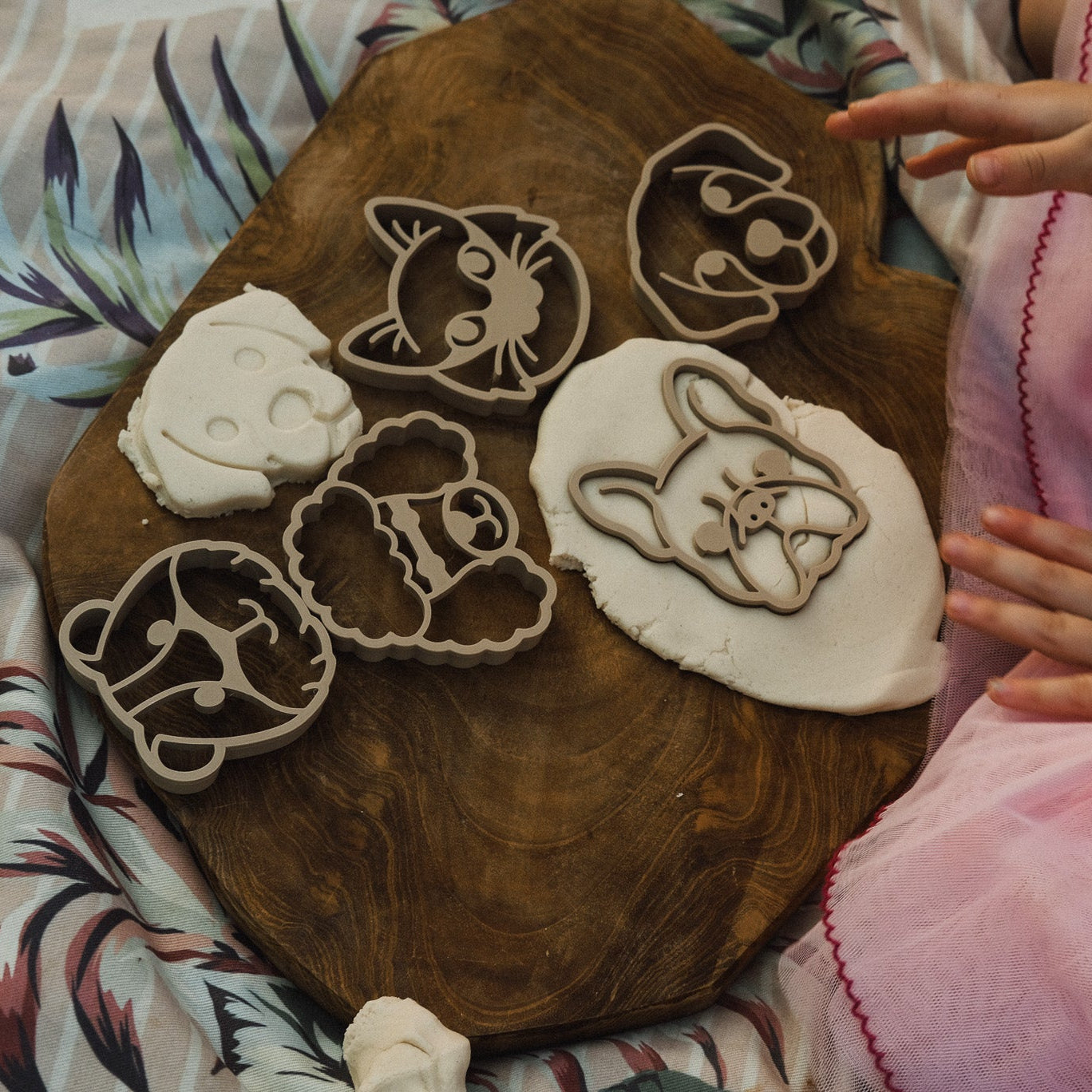 KINFOLK PANTRY- Pet Friends Faces Cutter Set - Eco Playdough/Cookie Tools