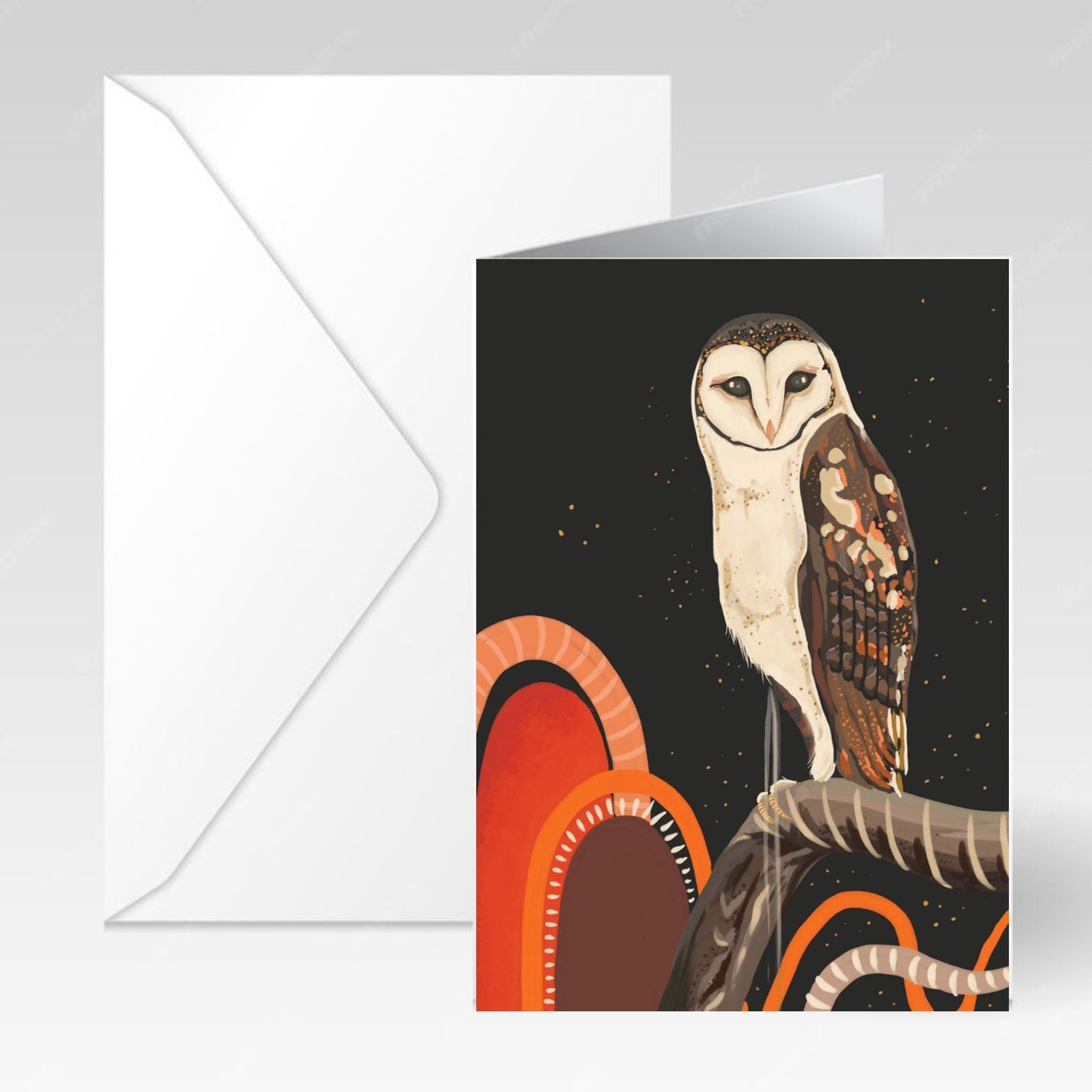 NUOVO - Night Owl Blank Greeting Card- By Emma Whitelaw