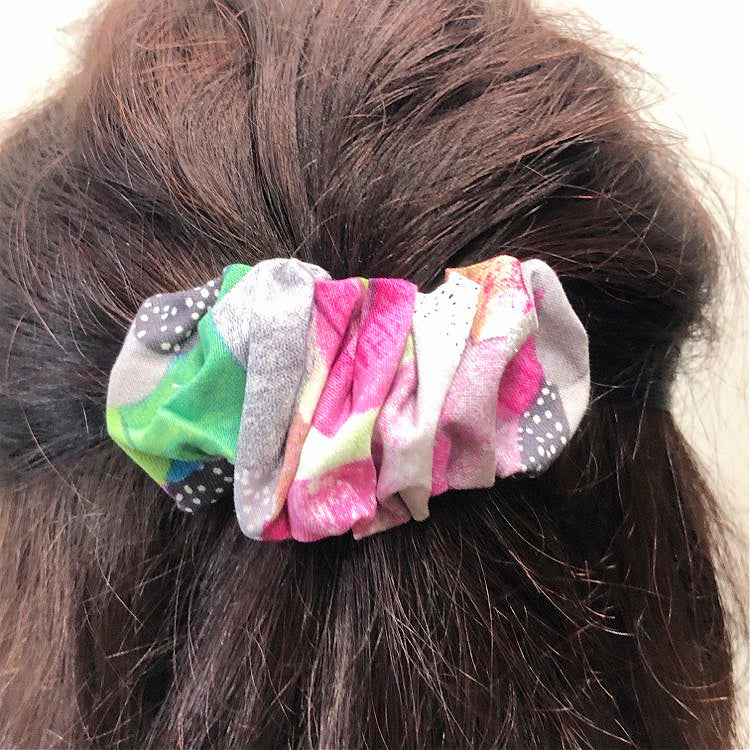 MAKIN WHOOPEE - SCRUNCHIE BARRETTE - Blue Birds