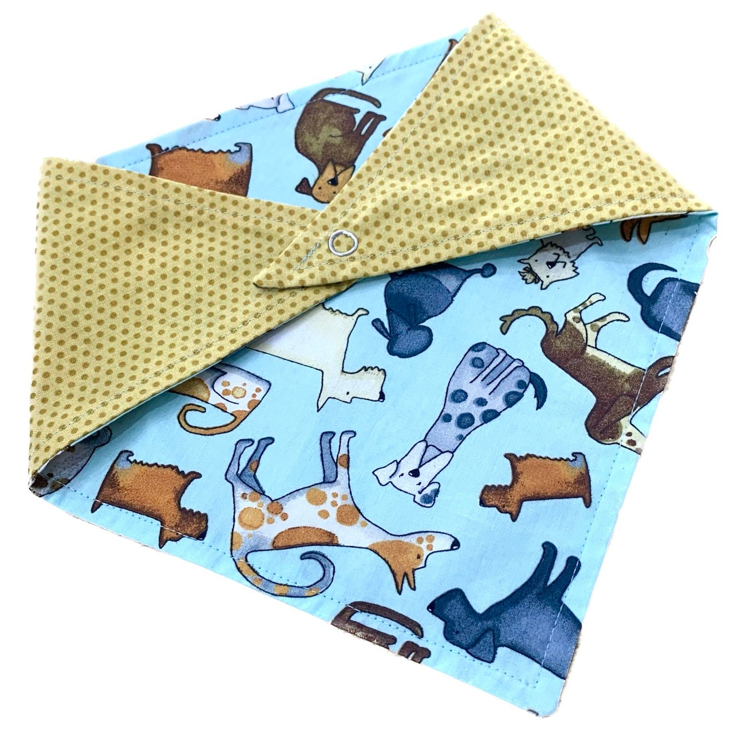 MAKIN' WHOOPEE - Medium Pet Bandana- Top Dogs with Mustard Spot