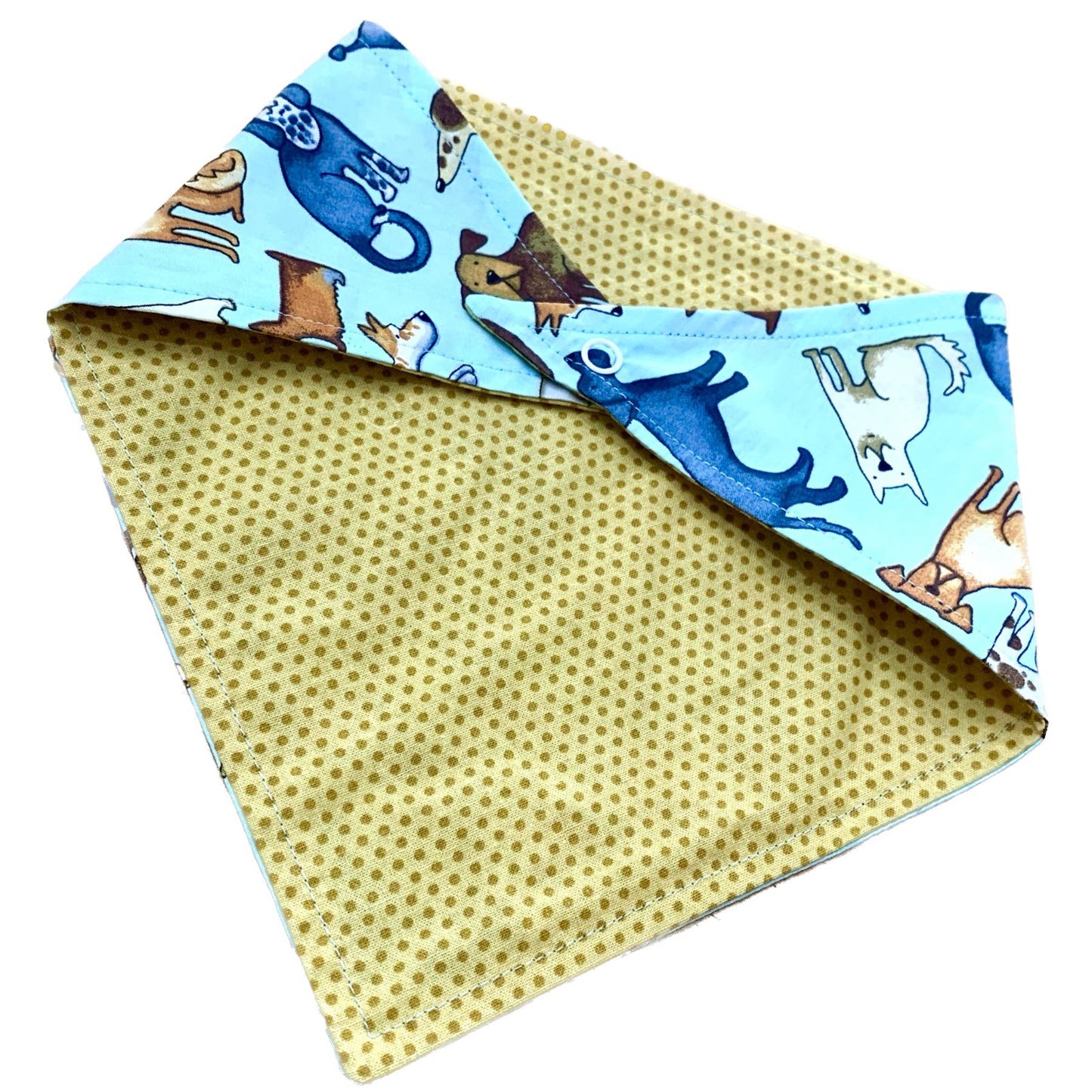 MAKIN' WHOOPEE - Medium Pet Bandana- Top Dogs with Mustard Spot