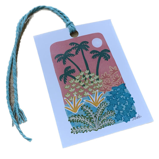 Designs by Claudia - Tropical Oasis Gift Tag