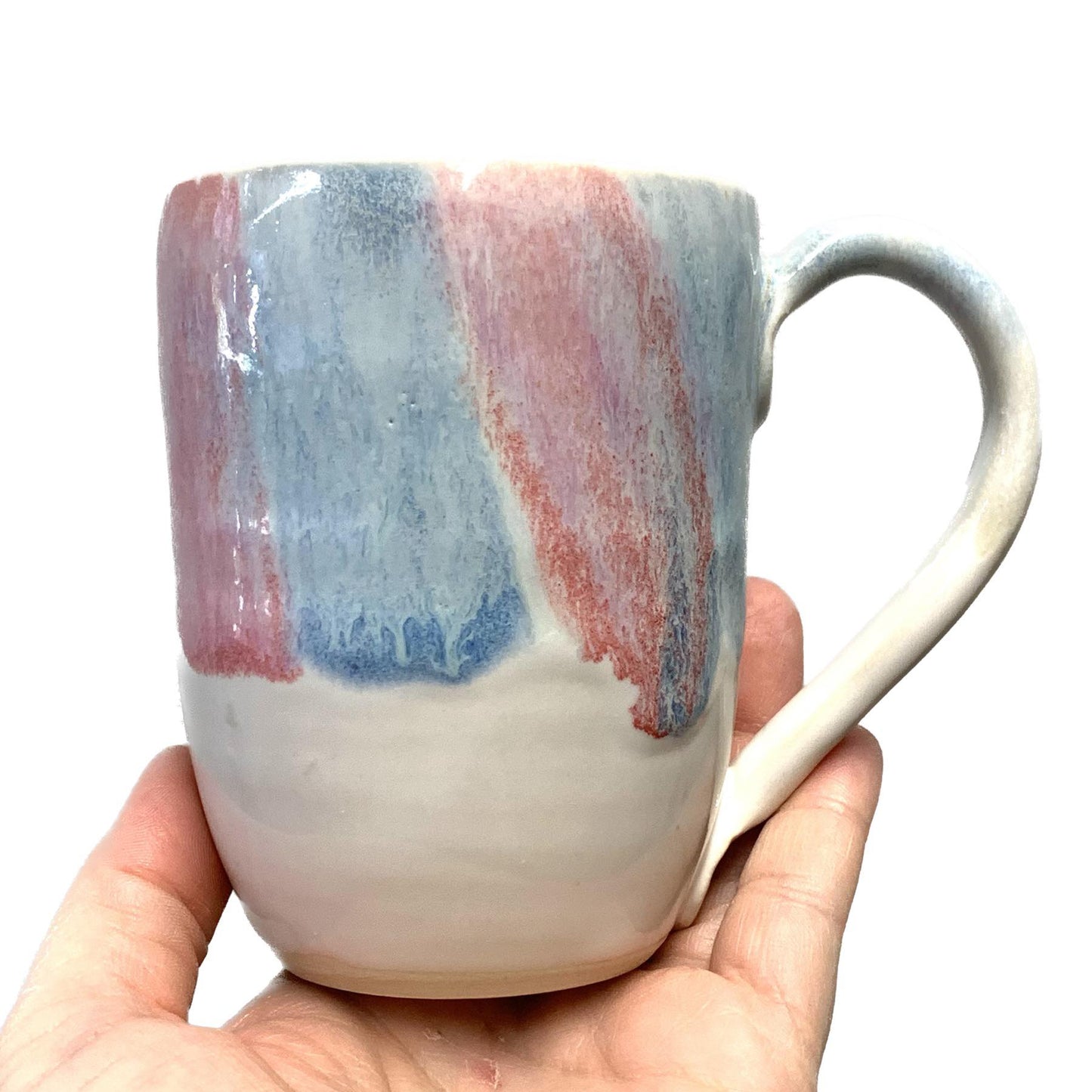 EARTH BY HAND- Pink & Blue Glazed Mugs