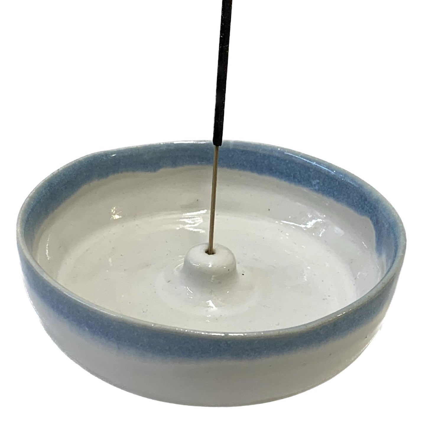 EARTH BY HAND- Incense Holders- Blue Ring